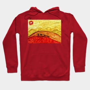 Caravan in Hot Desert Hoodie